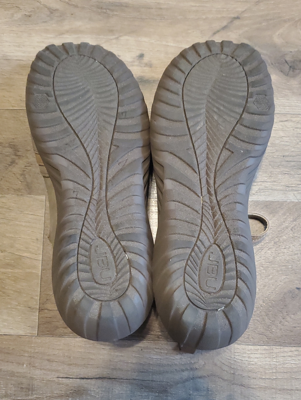 JBU Women's Taupe Mary Jane Comfort Shoe - Picture 4 of 4
